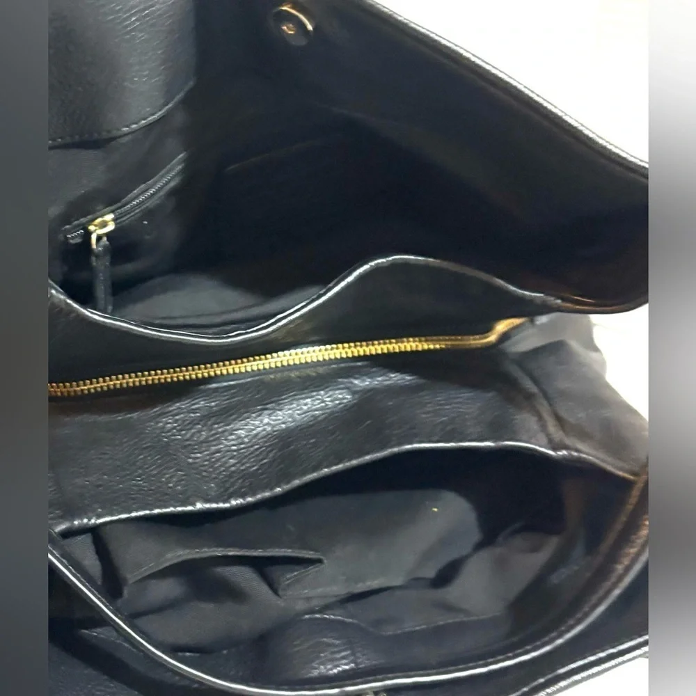 Coach vintage Black Leather Hobo Bag